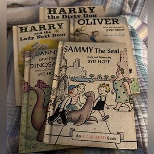Book Bundle Vtg Lot Hardcover Early Reader Syd Hoff Gene Zion 1960